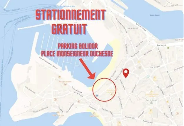 Appartamento Appartement T2 Comfy - Rdc - Plage 50M - Rue Gratuite Saint-Malo Francia